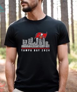Tampa Bay Buccaneers 2024 City Skyline Players Name Unisex T Shirt