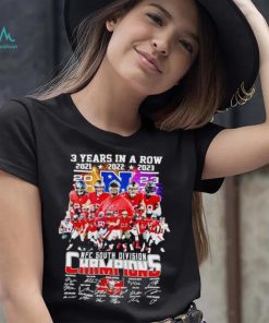 Tampa Bay Buccaneers 3 years in a row 2023 NFC South Division Champions shirt
