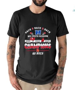 Tampa Bay Buccaneers Nfc South Division Champions 2021 2022 2023 Go Bucs Shirt