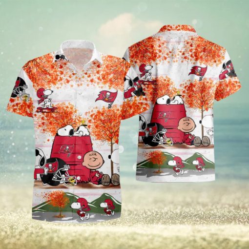 Tampa Bay Buccaneers Snoopy Autumn Hawaiian Shirt And Short Summer Shirt