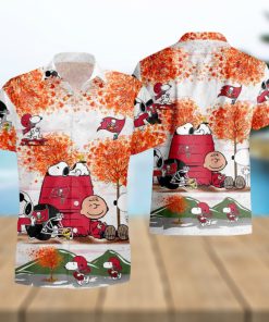 Tampa Bay Buccaneers Snoopy Autumn Hawaiian Shirt And Short Summer Shirt