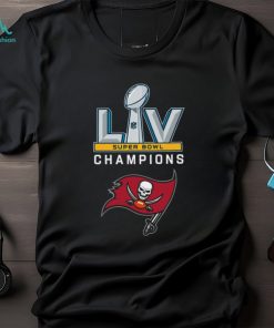 Tampa Bay Buccaneers Super Bowl LV Logo Panel tee shirt