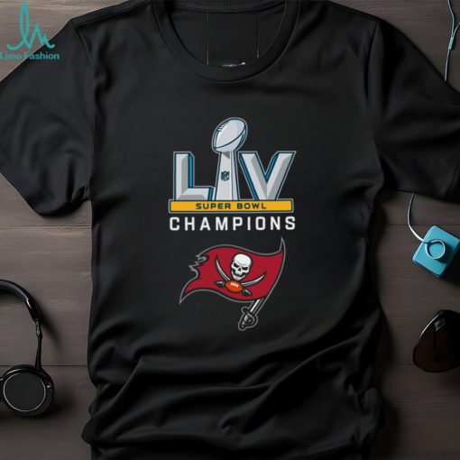 Tampa Bay Buccaneers Super Bowl LV Logo Panel tee shirt