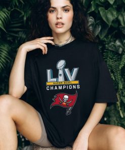 Tampa Bay Buccaneers Super Bowl LV Logo Panel tee shirt