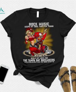 Tampa Bay Buccaneers rock music keep my soul forever young shirt