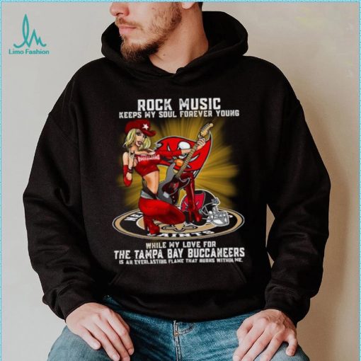 Tampa Bay Buccaneers rock music keep my soul forever young shirt