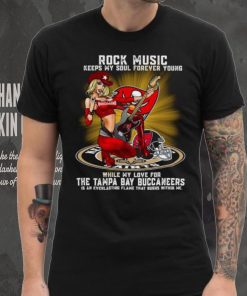 Tampa Bay Buccaneers rock music keep my soul forever young shirt