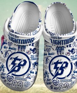 Tampa Bay Lightning NHL Sport Crocs Crocband Clogs Shoes Comfortable For Men Women and Kids – Footwearelite Exclusive