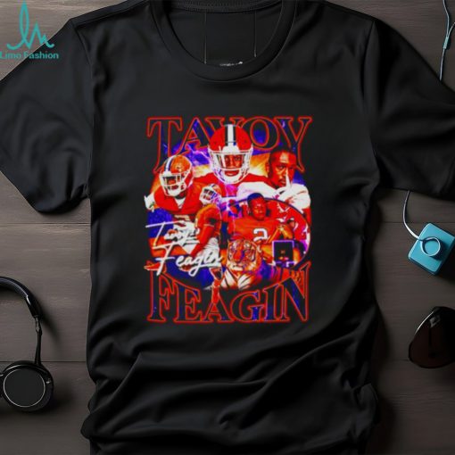 Tavoy Feagin Clemson Tigers football graphic poster shirt