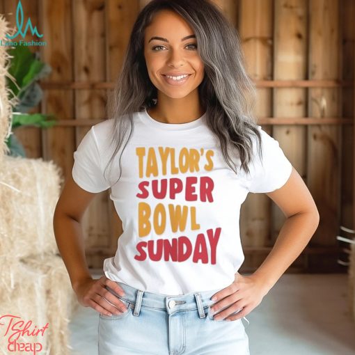 Taylor Super Bowl Shirt Taylor Super Bowl Sweatshirt Swift Super Bowl Chiefs Kelce Superbowl Shirt Taylors Boyfriend Shirt