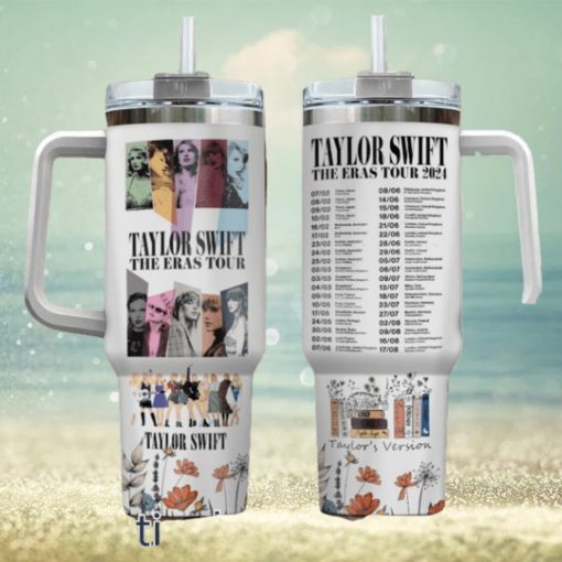 Taylor Swift 40 Oz Tumbler The Eras Tour 2024