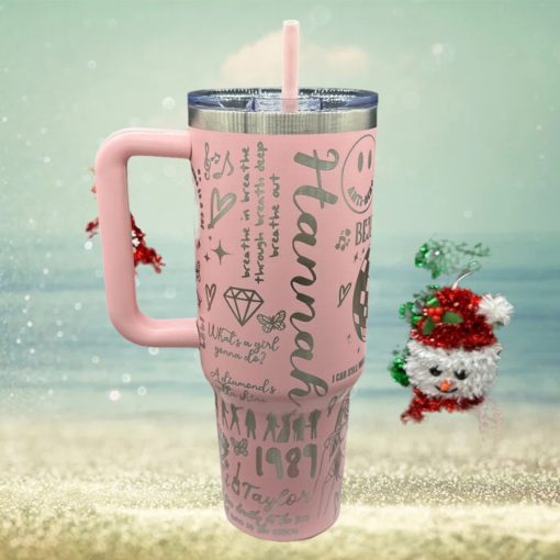 Taylor taylor version Eras Music Tumbler with Handle