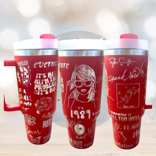 Taylor version Eras Music Tumbler