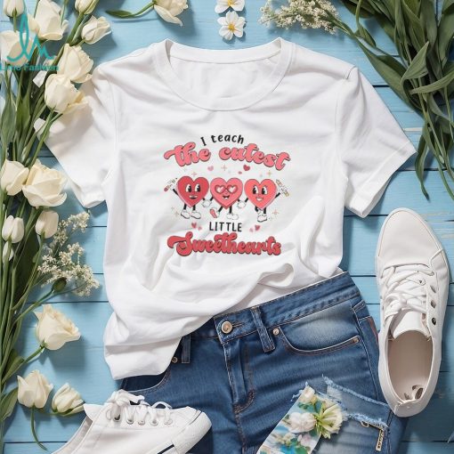 Teaching Sweet Hearts Cute Valentines Day Teacher Shirt