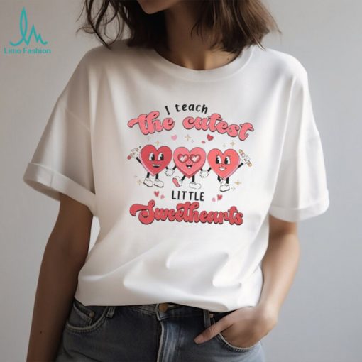 Teaching Sweet Hearts Cute Valentines Day Teacher Shirt