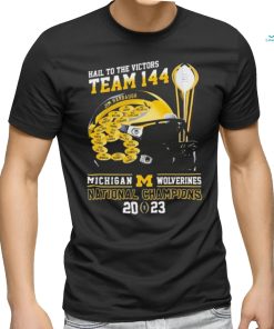 Team 144 Hail To The Victors Michigan Football National Champions 2023 2024 Shirt