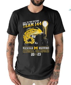 Team 144 Hail To The Victors Michigan Football National Champions 2023 2024 Shirt