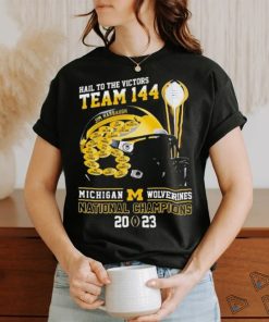 Team 144 Hail To The Victors Michigan Football National Champions 2023 2024 Shirt