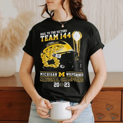 Team 144 Hail To The Victors Michigan Football National Champions 2023 2024 Shirt
