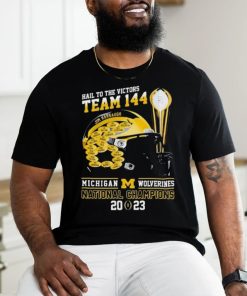 Team 144 Hail To The Victors Michigan Football National Champions 2023 2024 Shirt