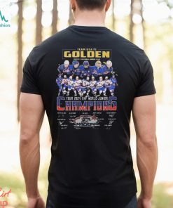 Team Usa is Golden your 2024 IIHF World Junior Champions Signatures Shirt