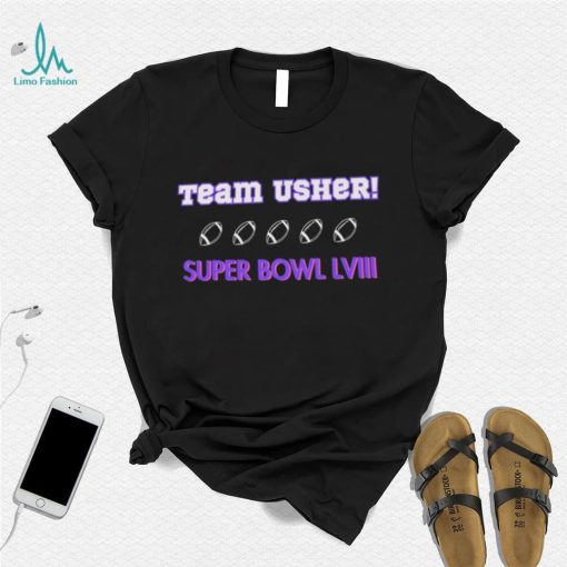 Team Usher Super Bowl LVIII Shirt