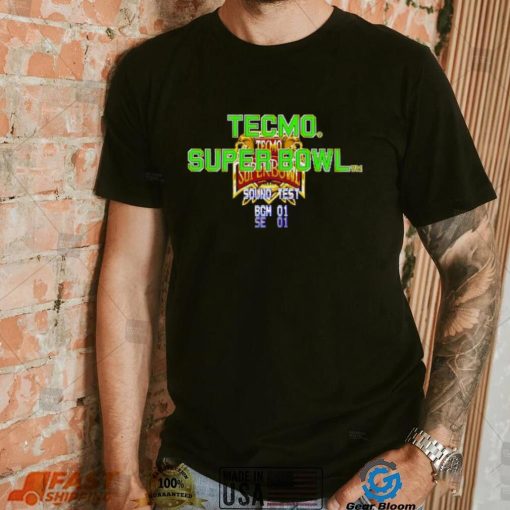 Tecmo Super Bowl shirt