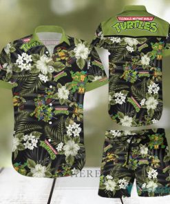 Teenage Mutant Ninja Turtles Hawaiian Shirts And Short Summer Beach Set