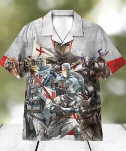 Templar Knight Squad AOP Hawaiian Shirt Aloha Summer Lover Gift Shirt