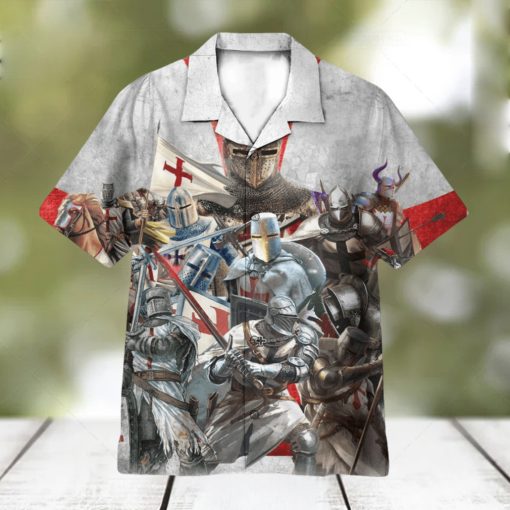 Templar Knight Squad AOP Hawaiian Shirt Aloha Summer Lover Gift Shirt