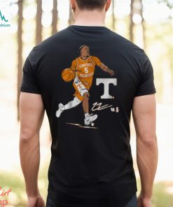Tennessee Basketball Zakai Zeigler Superstar Pose T Shirt