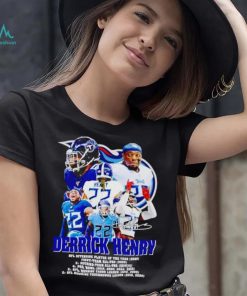Tennessee Titans Derrick Henry NFL Offensive Player of the year signature shirt, hoodie, sweater, long sleeve and tank top Tennessee Titans Derrick Henry NFL Offensive Player of the year signature shirt