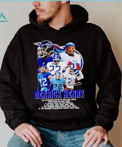 Tennessee Titans Derrick Henry NFL Offensive Player of the year signature shirt, hoodie, sweater, long sleeve and tank top Tennessee Titans Derrick Henry NFL Offensive Player of the year signature shirt