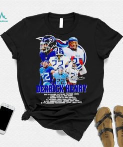 Tennessee Titans Derrick Henry NFL Offensive Player of the year signature shirt, hoodie, sweater, long sleeve and tank top Tennessee Titans Derrick Henry NFL Offensive Player of the year signature shirt
