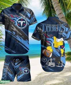 Tennessee Titans Football NFL Bart Simpson Hawaiian Shirt And Short For Best Fans Gift New Trending Beach Holiday