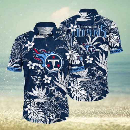 Tennessee Titans Hawaiian Shirt Flower Shirts Summer Gift For Men And Women