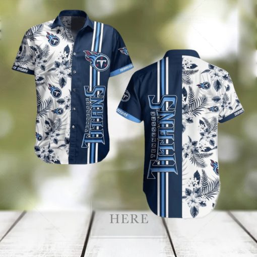 Tennessee Titans NFL Tropical Pattern Hawaiian Shirt And Short For Best Fans Gift New Trending Beach Holiday