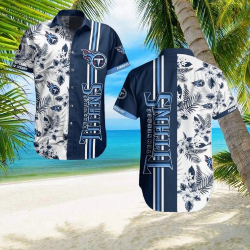 Tennessee Titans NFL Tropical Pattern Hawaiian Shirt And Short For Best Fans Gift New Trending Beach Holiday