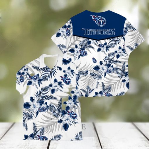 Tennessee Titans Sports American Tropical Patterns 3D Hawaiian Shirt For Men Women Gifts New Trending Teams Shirt Hollidays