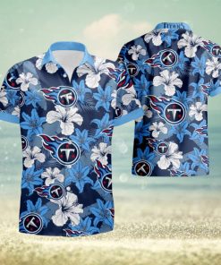 Tennessee Titans Tropical Flower Aloha Hawaiian Shirt And Short Summer Shirt