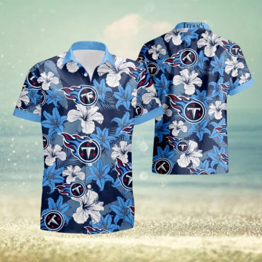 Tennessee Titans Tropical Flower Aloha Hawaiian Shirt And Short Summer Shirt