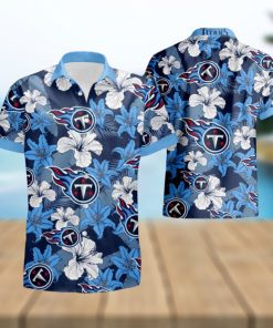 Tennessee Titans Tropical Flower Aloha Hawaiian Shirt And Short Summer Shirt