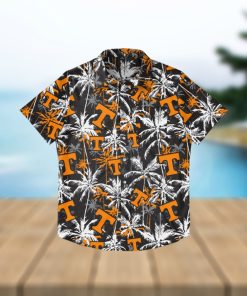 Tennessee Volunteers Black Floral Hawaiian Shirt