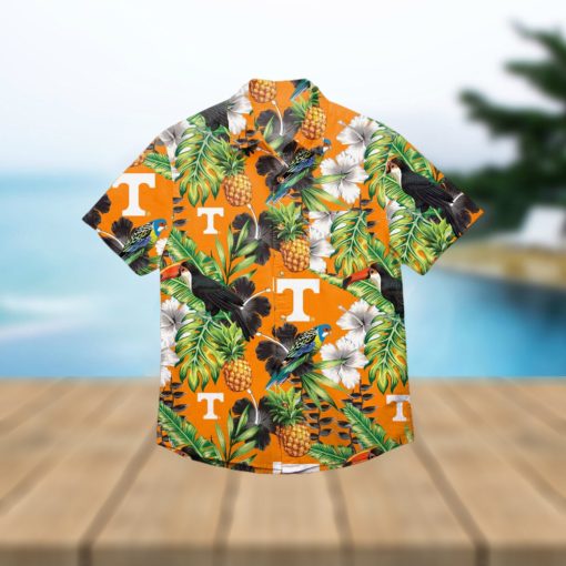 Tennessee Volunteers Floral Hawaiian Shirt