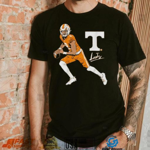 Tennessee Volunteers Football Nico Iamaleava Superstar Pose signature t shirt