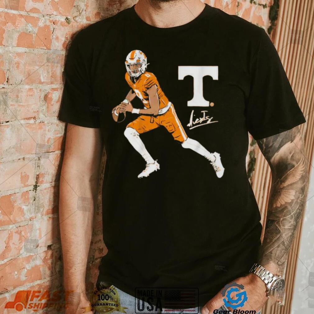 Tennessee Volunteers Football Nico Iamaleava Superstar Pose signature t shirt Tennessee Volunteers Football Nico Iamaleava Superstar Pose signature t shirt