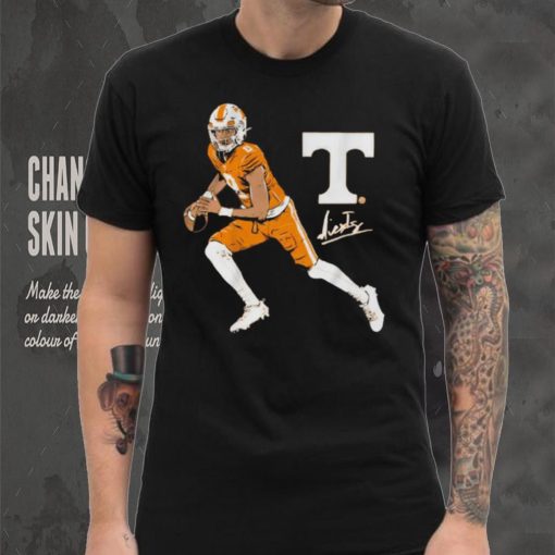 Tennessee Volunteers Football Nico Iamaleava Superstar Pose signature t shirt