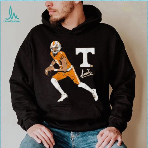 Tennessee Volunteers Football Nico Iamaleava Superstar Pose signature t shirt