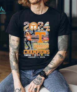 Tennessee Volunteers Mascot 2024 Cheez It Citrus Bowl Champions Tennessee 35 0 Iowa January 12024 T Shirt