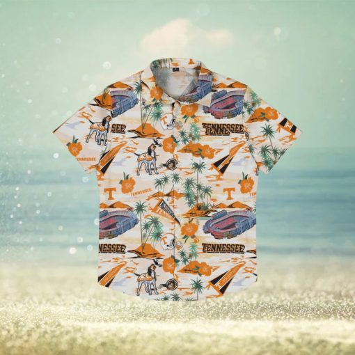 Tennessee Volunteers Thematic Stadium Print Hawaiian Shirt